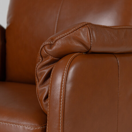 Butaca Max (Reclinable eléctrica) - Cuero Básico 457 (Brandy)