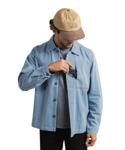 Camisa Rhythm Arguam Overshirt - Celeste Camisa Rhythm Arguam Overshirt - Celeste