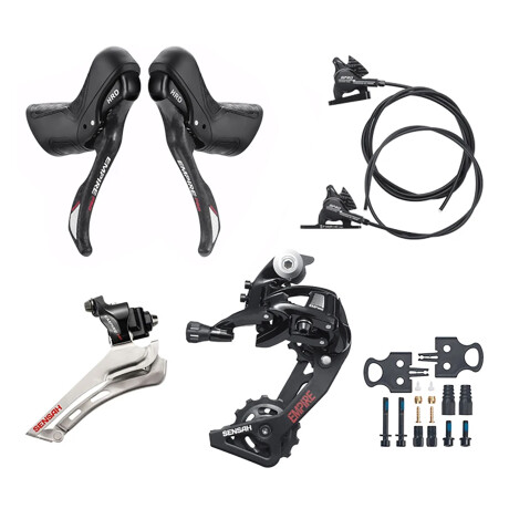 Palancas De Cambio + Frenos 2x11S Sensah Para Bicicleta De Carretera 001