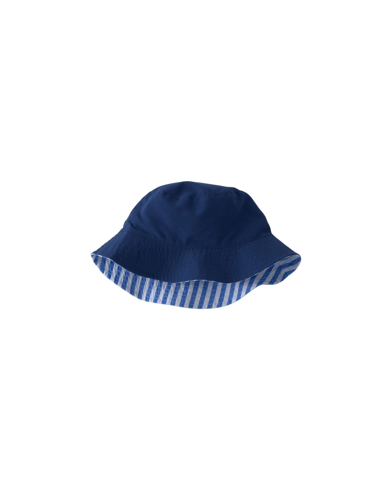 Gorro reversible, azul y rayas Gorro reversible, azul y rayas