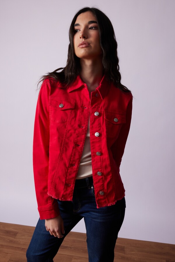 Camperita Jean Flecos ROJO
