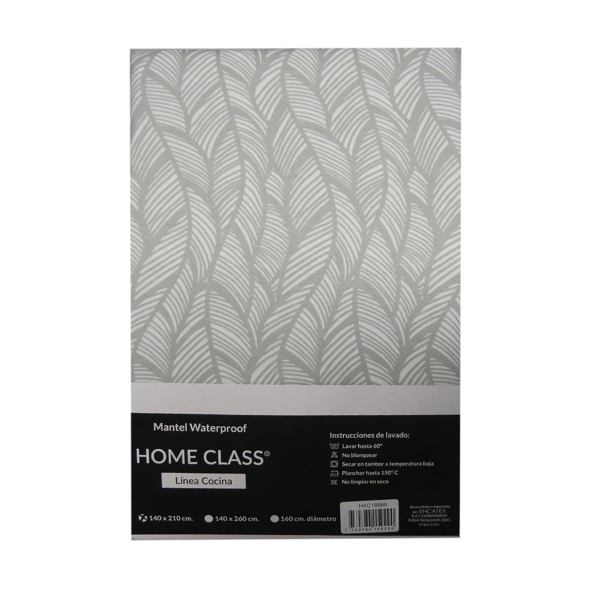 Mantel Waterproof Home Class 140 x 210 cm - 1998 