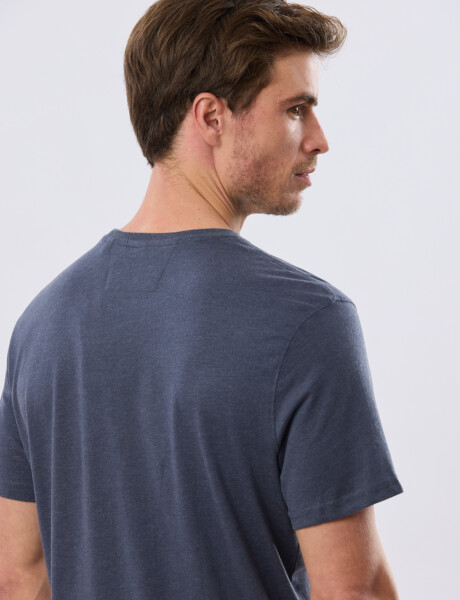REMERA ESTAMPADA DE ALGODÓN Denim