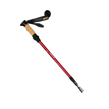 Baston de trekking Freedom of Walking - CAMPSOR Rojo