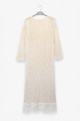 FRINGES DRESS Cream