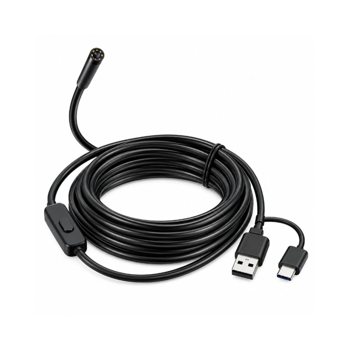 Cámara endoscopica USB y tipo C 
