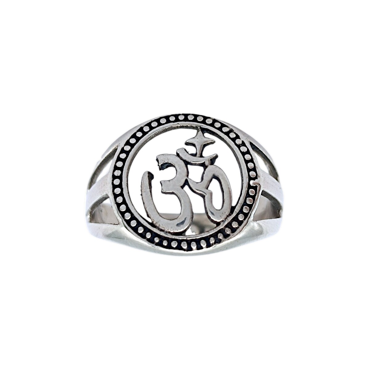 Anillo Signo Om-Plata 925-Sin piedra-AN3612 - sinpiedra 