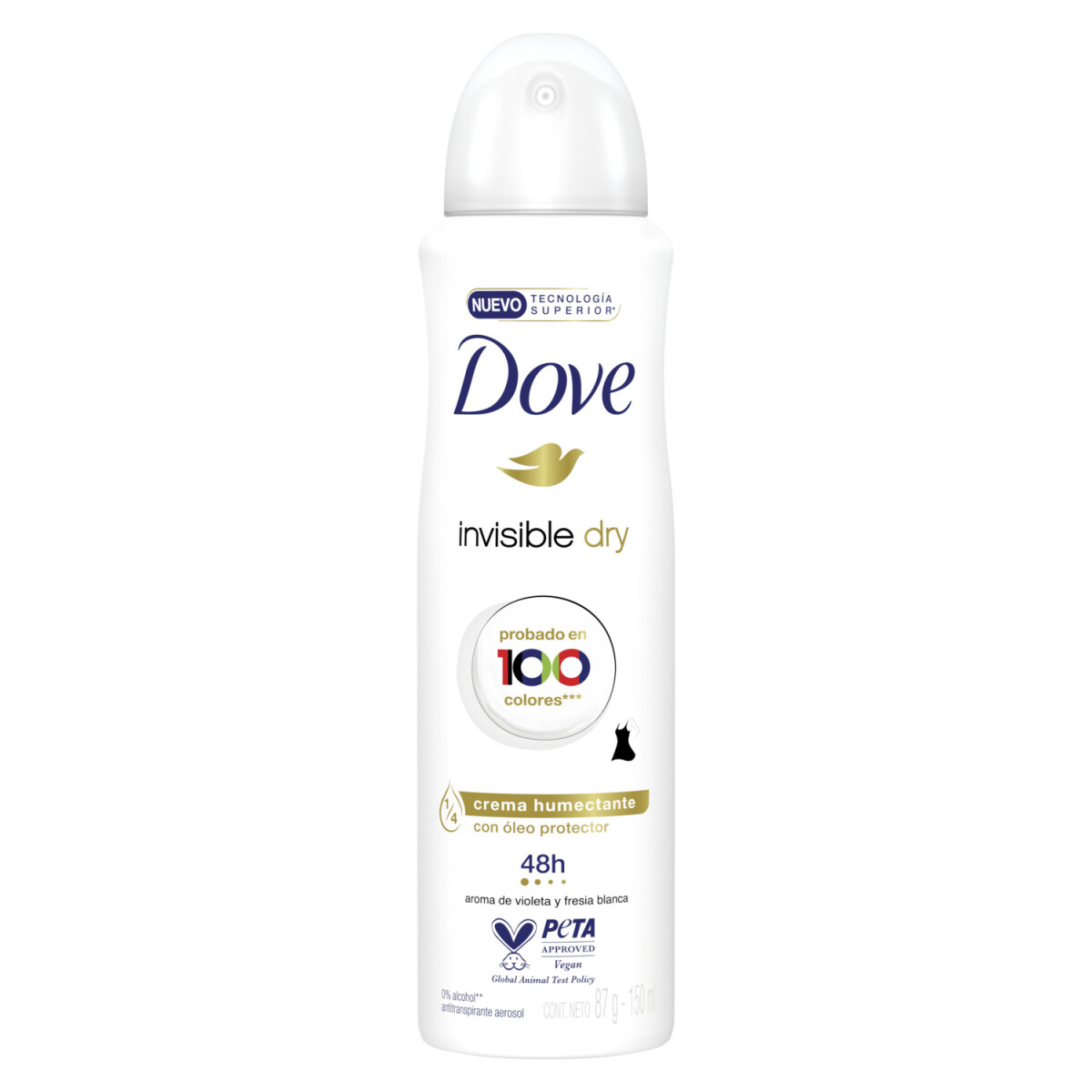 Dove Desodorante antitranspirante Aerosol Invis Dry 