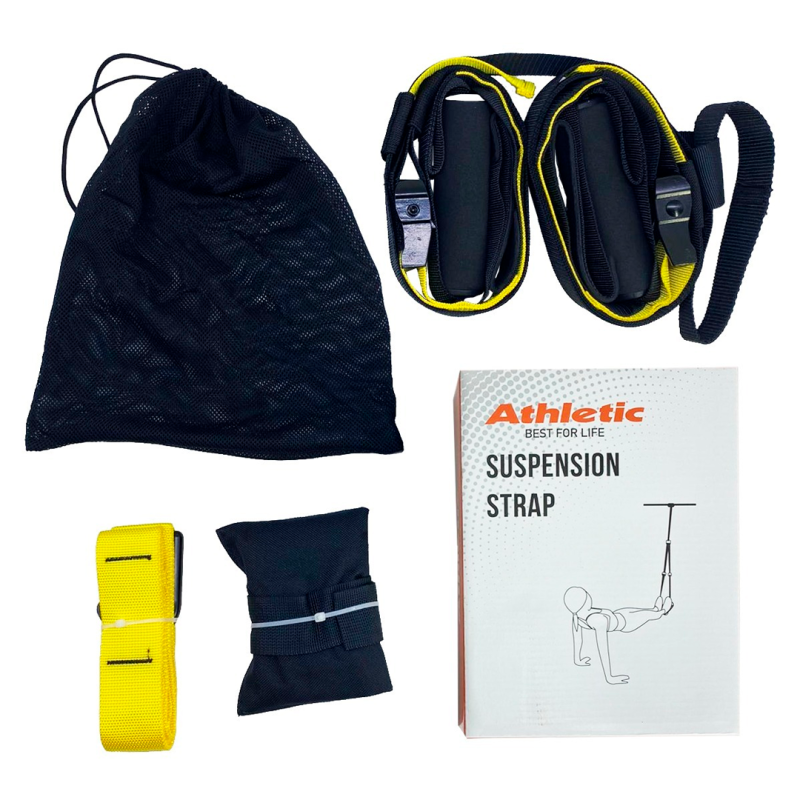 Bandas Suspension Athletic Tipo Trx/Set Amarillo
