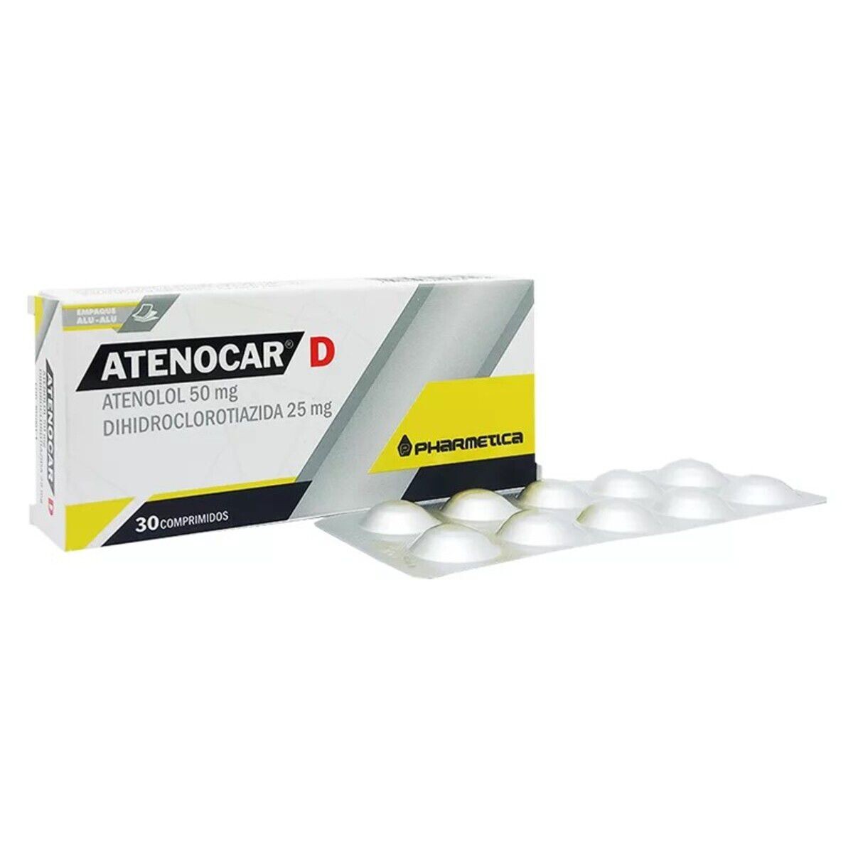 ATENOCAR D CJ X 30 COMPRIMIDOS 