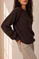 BUZO JOSEFINA MARRON