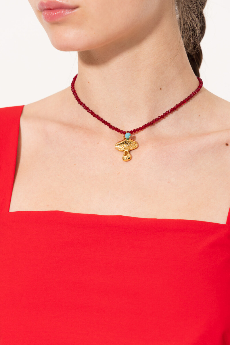 COLLAR SPRING Bordo