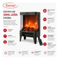 ESTUFA LED SIMIL LEÑA - KASSEL ESTUFA LED SIMIL LEÑA - KASSEL
