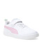Championes de Niños Puma Rickie AC PS Blanco - Rosa - Verde Agua