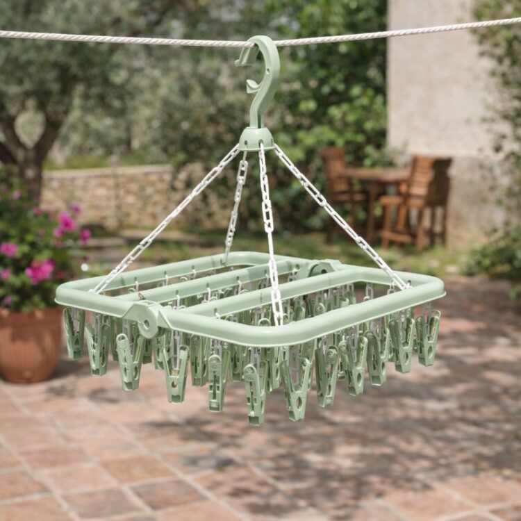 MINI TENDEDERO PLEGABLE 32 CLIPS MINI TENDEDERO PLEGABLE 32 CLIPS