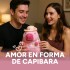 Peluche Capibara con Ropa y Acs Temáticos Vacaciones Color Rosa