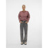 VMABBY LS O-NECK TOP JRS CORE-12 1 Fired Brick/Stripes SNOW WH
