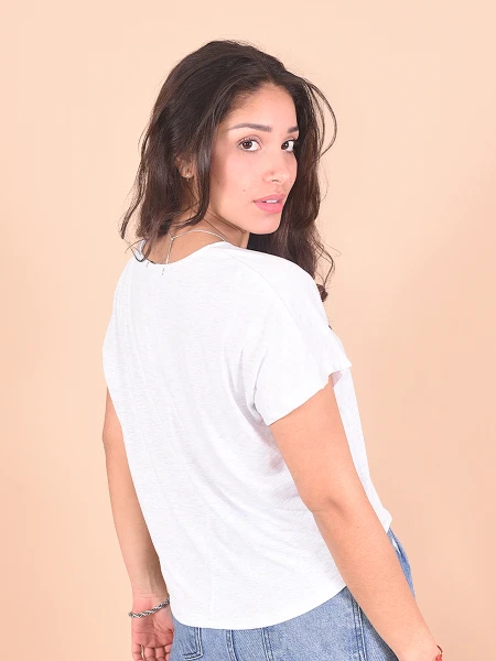 REMERA TINI GRIS CLARO