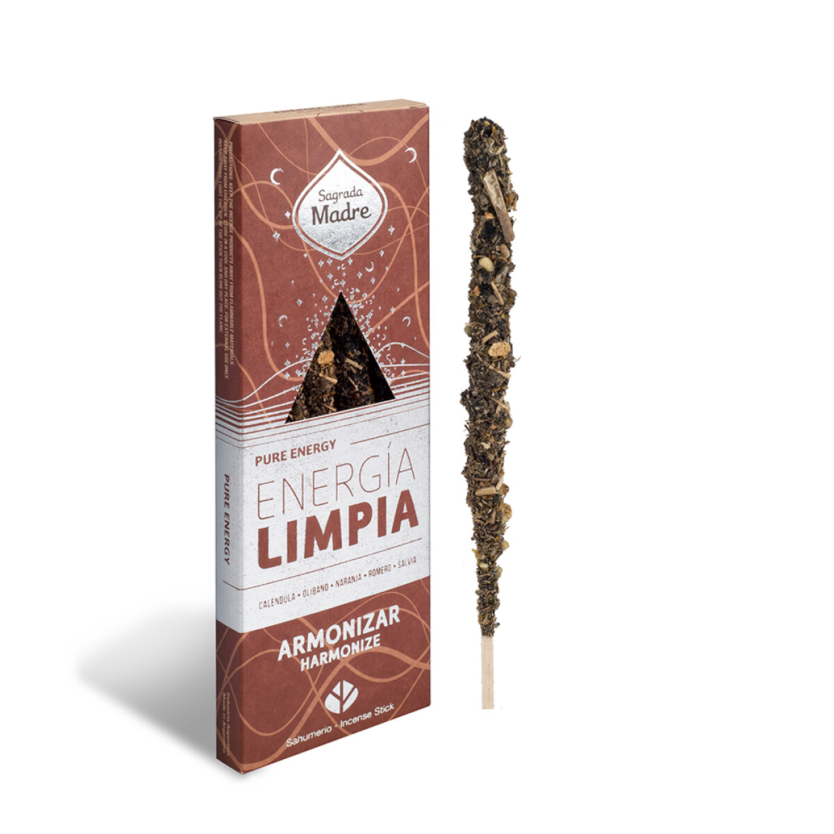 INCIENSO ENERGÍA LIMPIA SAGRADA MADRE X4 - Armonizar 