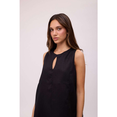 VESTIDO POLK Negro