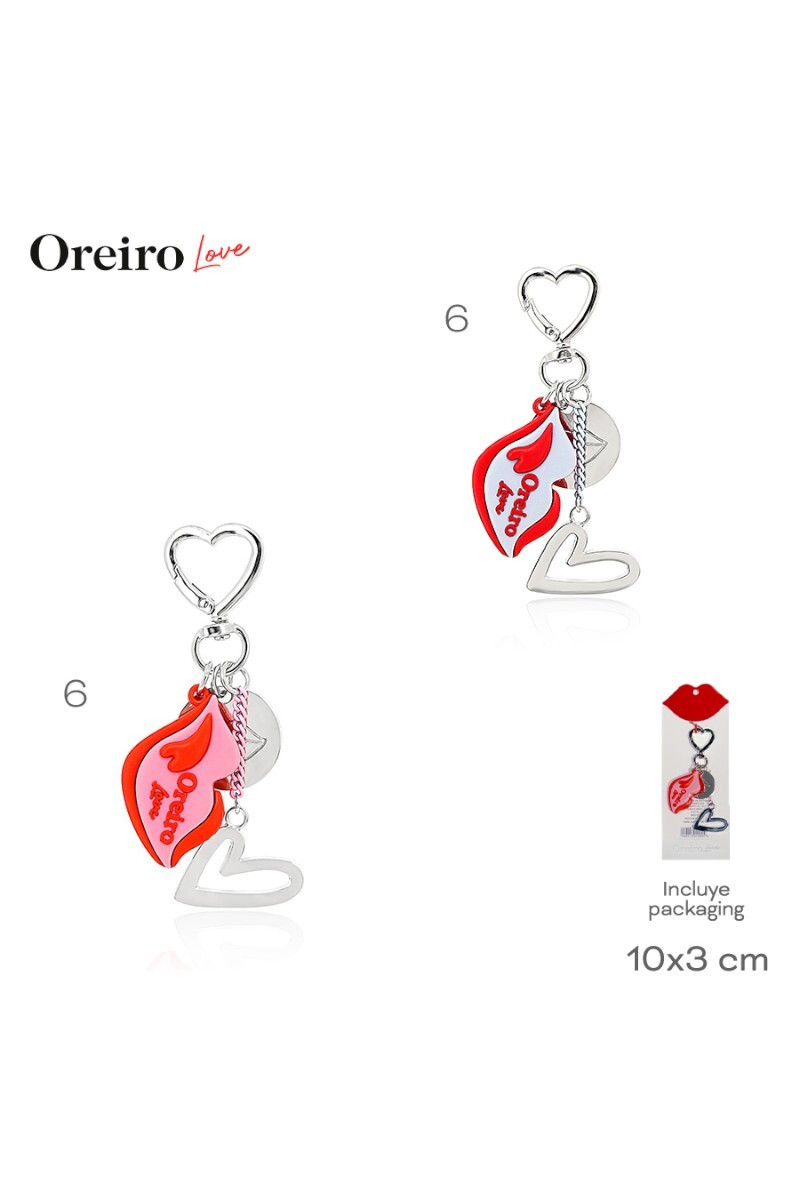 Llaveros Oreiro Rosado