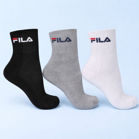 MEDIAS TRIPACK UNISEX CAÑO MEDIO 34-38 FILA MEDIAS TRIPACK UNISEX CAÑO MEDIO 34-38 FILA