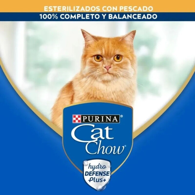 CAT CHOW EN SALSA CASTRADOS PESCADO 85 GRS CAJA X 15 UNIDADES