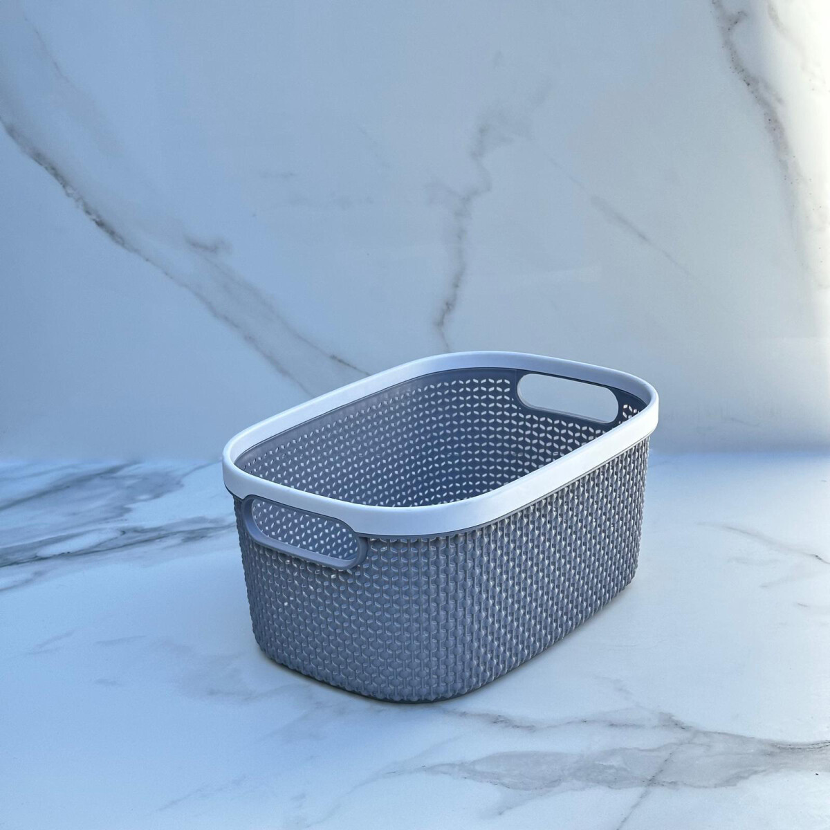 Canasto Organizador Polipropileno Alto 13cm x Ancho 20cm x Largo 30cm 