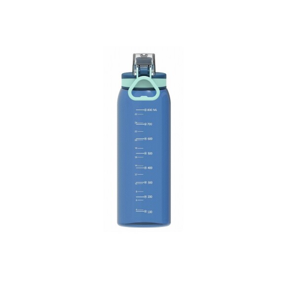 Botella con medidor 900ml azul