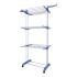 Tendedero Plegable Ropa 6 Alas 3 Niveles C/ Ruedas Vertical Variante Color Blanco (Grande)