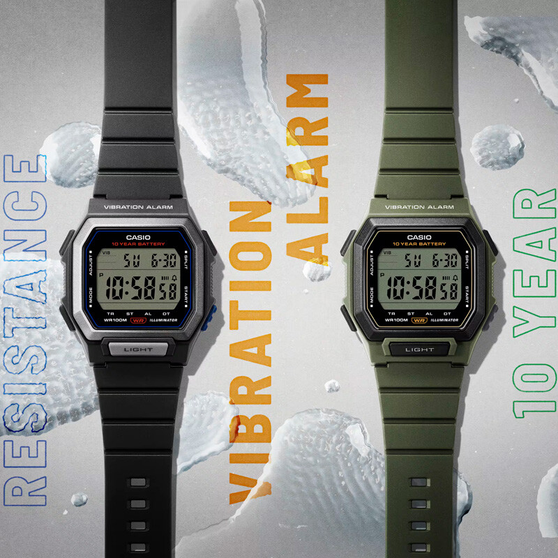 Reloj Casio Digital para hombre W-738H 3AVDF