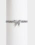 Chokers Con Mariposas Choker Mariposa Strass - Plateado