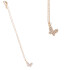 Collar dorado colgante mariposa Collar Dorado Colgante Mariposa