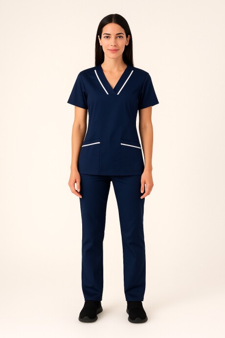 Casaca Mucama (domestica - Limpieza) AZUL Casaca Mucama (domestica - Limpieza) AZUL