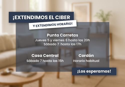 HORARIO ESPECIAL SALONES CIBERDESCUENTOS
