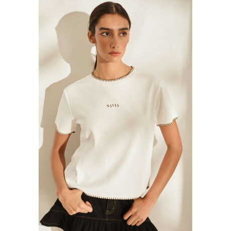 Tshirt Savia Cute Crudo Y Chocolate