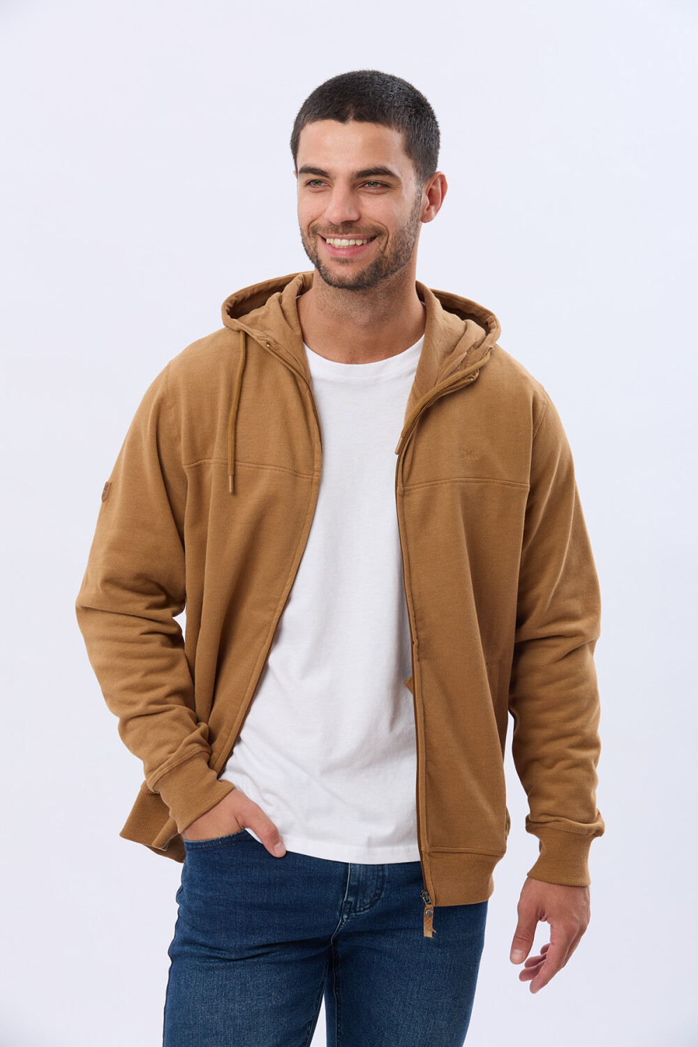 CANGURO CON CAPUCHA Beige