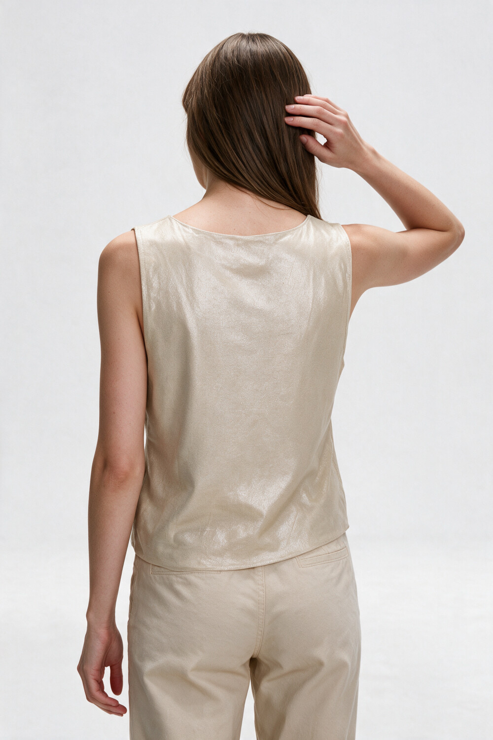 Chaleco Xino Beige Claro