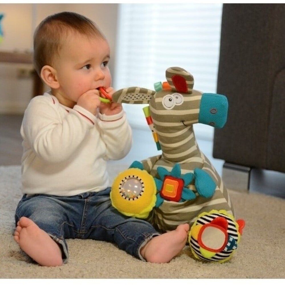 Juego montessori tela Zeddy la zebra DOLCE Juego montessori tela Zeddy la zebra DOLCE