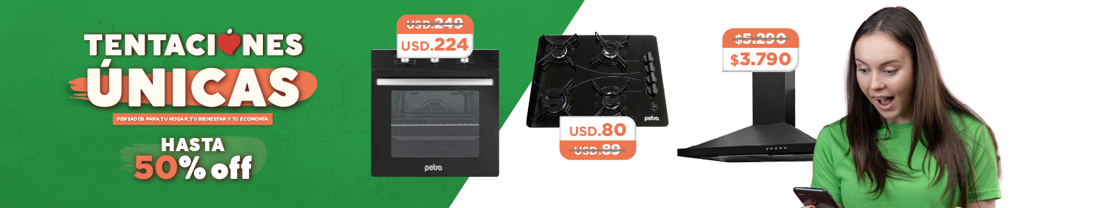 Ofertas únicas y por tiempo limitado solo en La Tentación online