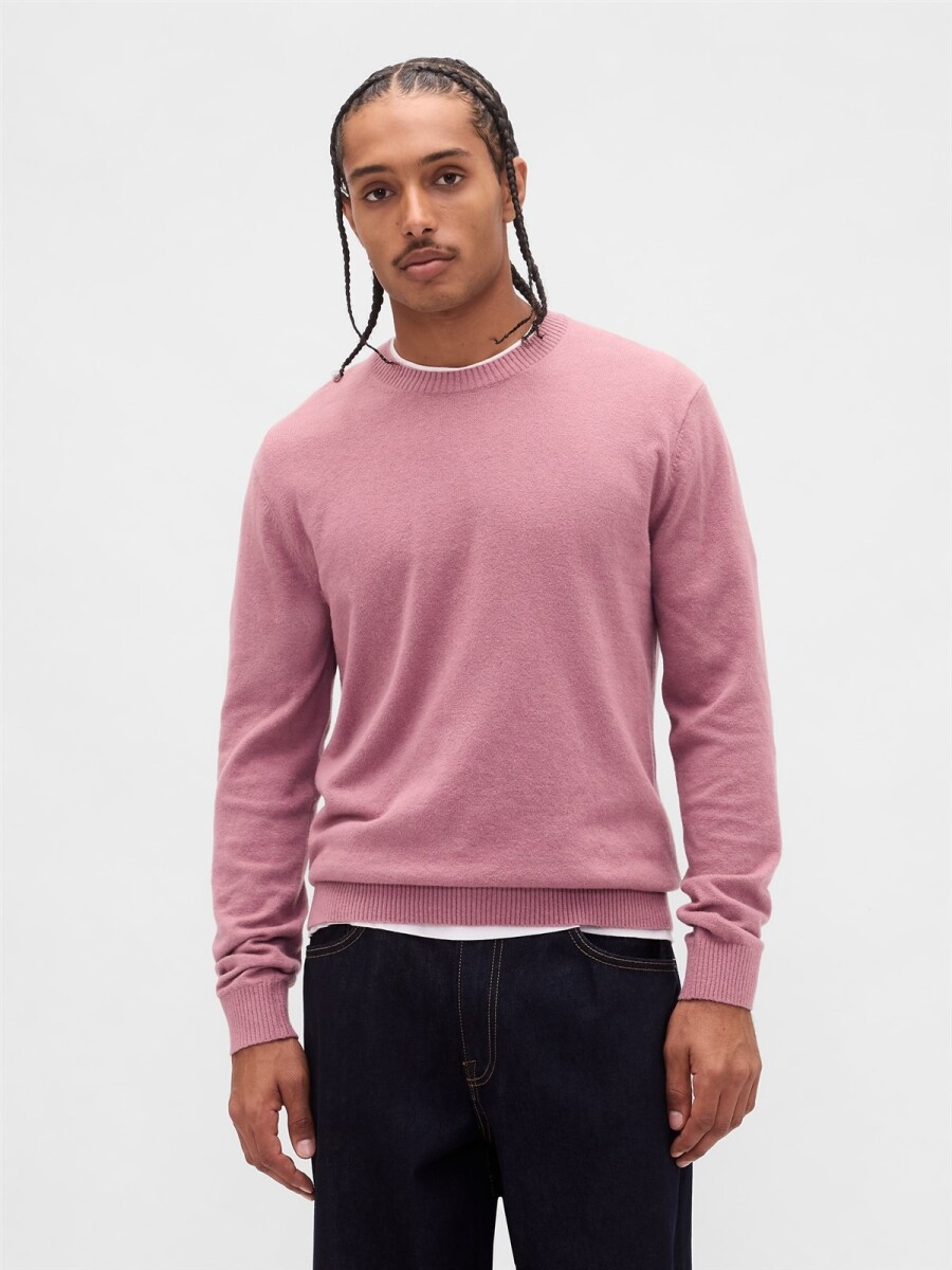 Buzo Cashsoft Hombre - Wispy Mauve 902 