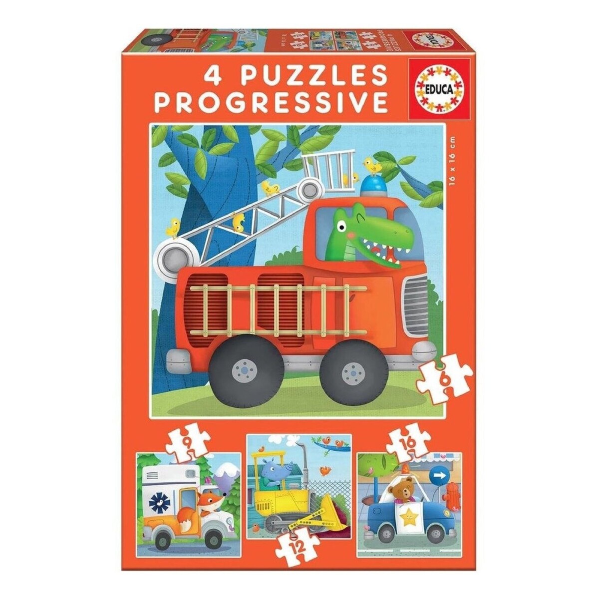 Set Puzzle Patrulla Rescate Oso Rompecabezas Educa Bebes 