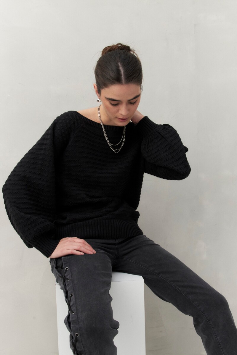 SWEATER GRETEL Negro