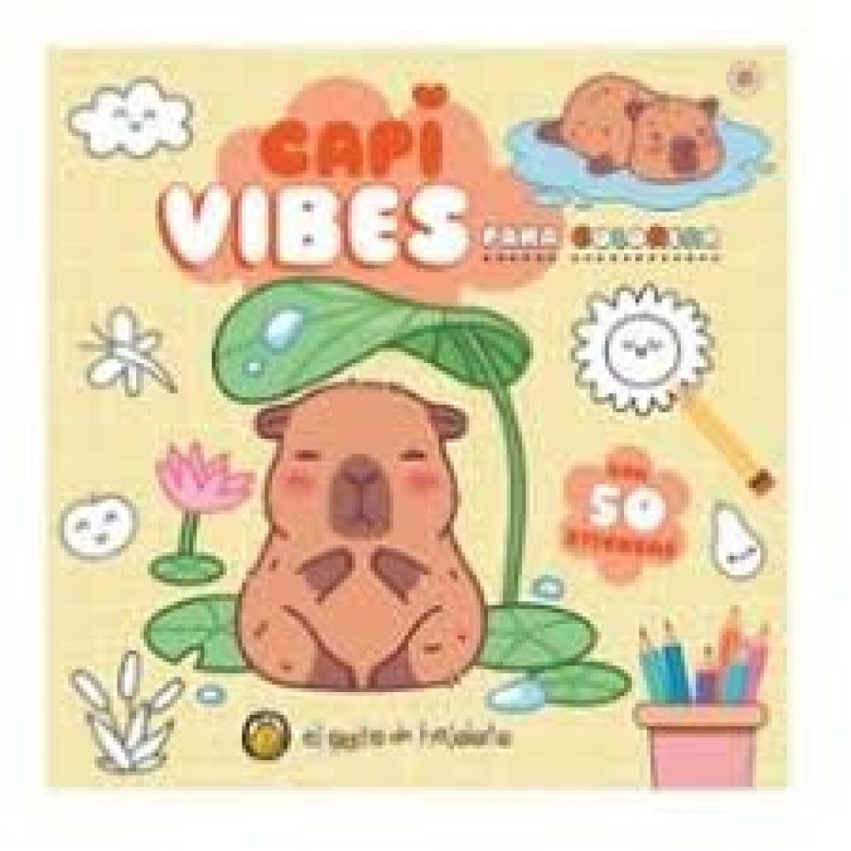 CAPI VIBES PARA COLOREAR 