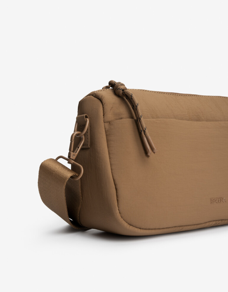 Bandoleras Nylon Bandolera Con Asa Larga Regulable. - Marron Beige