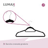 Pack de 20 Perchas de Terciopelo en color Negro Pack de 20 Perchas de Terciopelo en color Negro