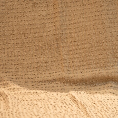 THROW FAWN ALGODON MARRON COTTON TAUPE