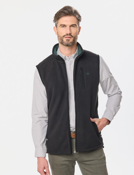 CHALECO POLAR DE ABRIGO Negro