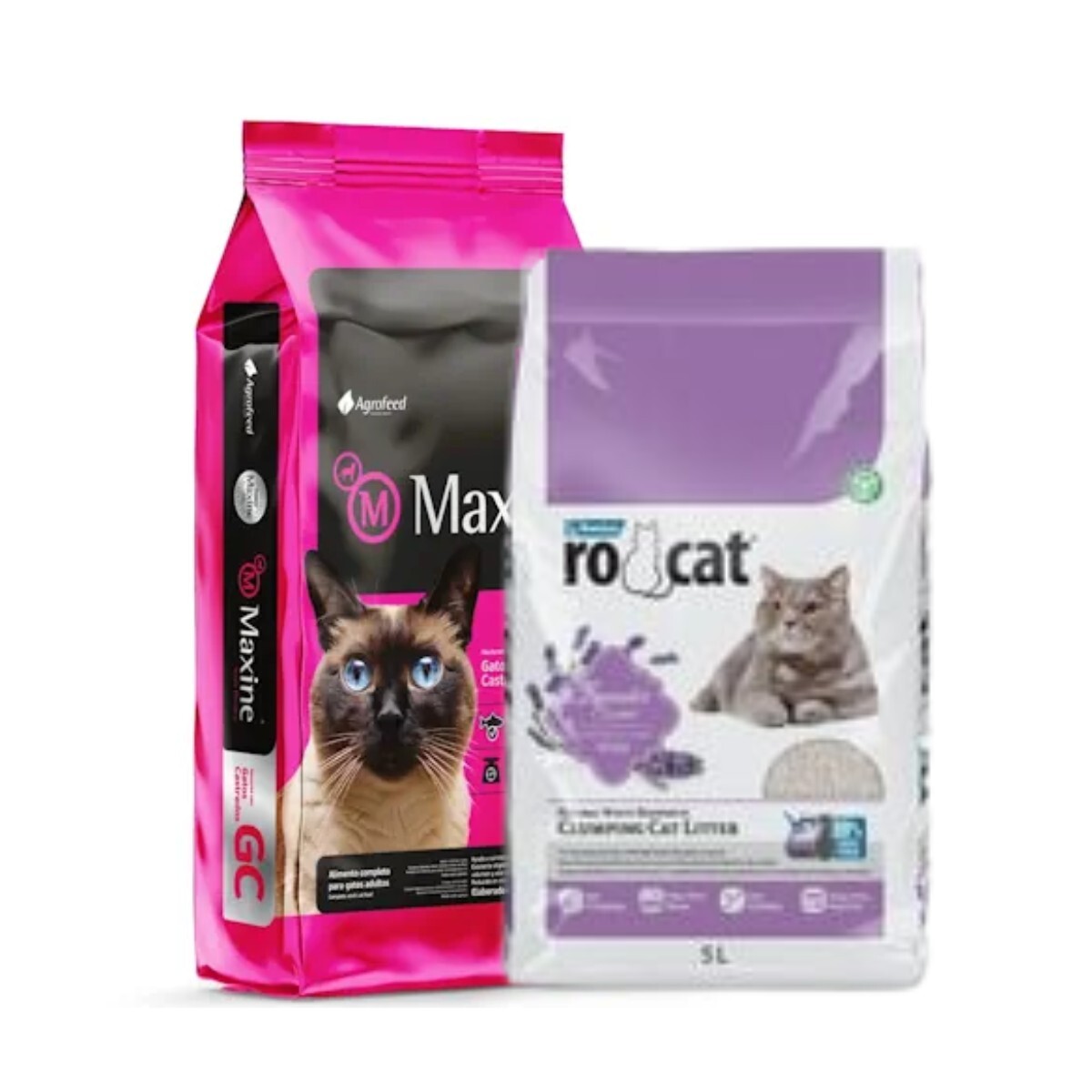 MAXINE GATO CASTRADO 7,5 KG + RO CAT 5 L COMPACT LAVANDER CAT LITTER 
