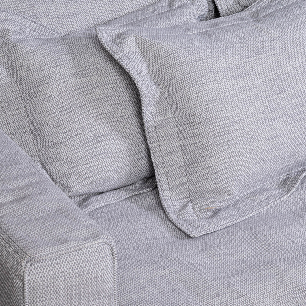 SOFÁ 3 CUERPOS TELA-PREMIUM GRIS LAZY